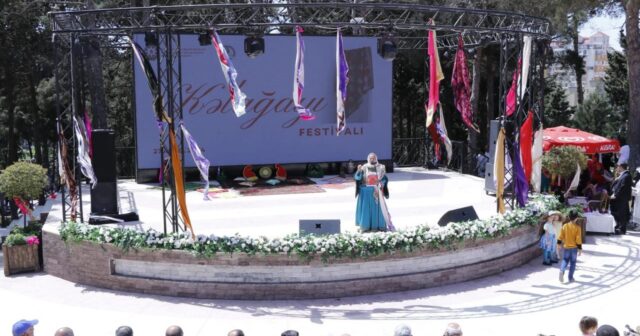 Xətai rayonunda “Kəlağayı festivalı” keçirilib