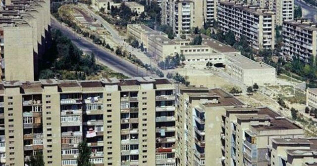 1980-ci illərdə Bakıda yaşayış binalarının tikintilərinin görüntüləri – VİDEO