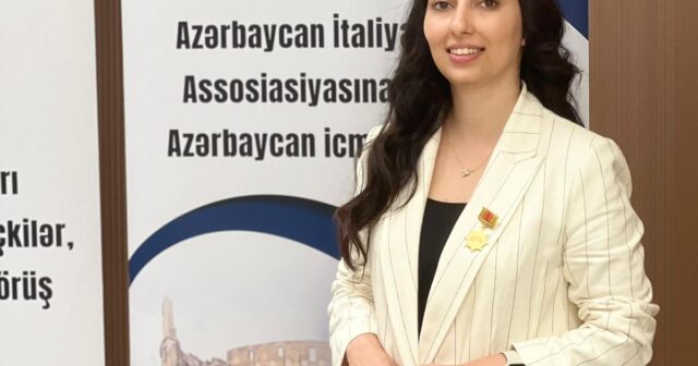 Lalə Zeynalova Diaspor fəaliyyətində xidmətə görə mükafata layiq görüldü