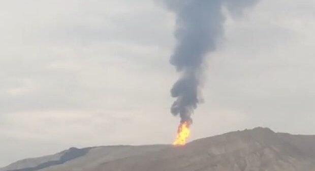 Bakı yaxınlığında vulkan: Güzdək Bozdağı palçıq vulkanı püskürdü