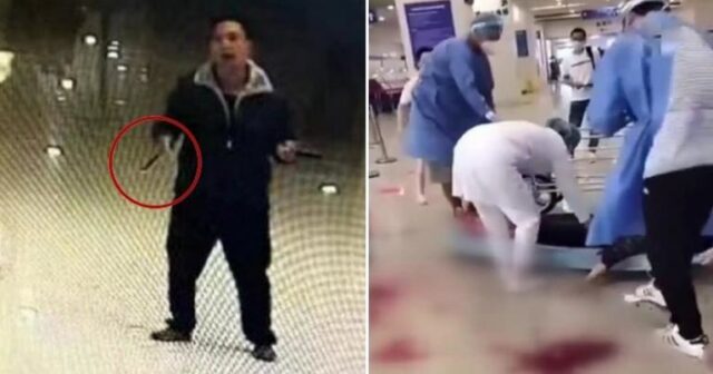 Xəstəxanaya bıçaqla hücum edildi, onlarla ölü və yaralı var