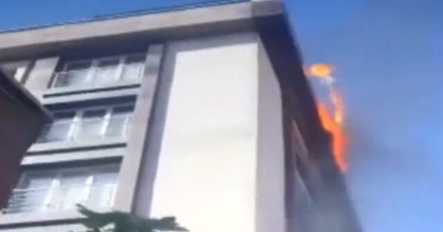 Məhkəmə evdən çıxardı, sahibi evi yandırdı – dəhşətli görüntülər – FOTO
