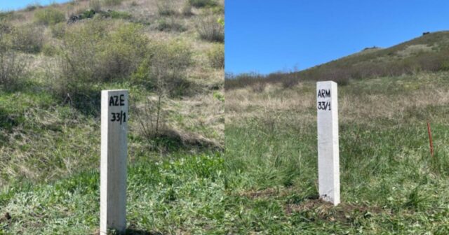 Daha bir sərhəd kəndində delimitasiya başladı