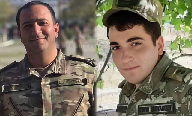 Dəhşətli qəzada həlak olan zabitlərin fotosu