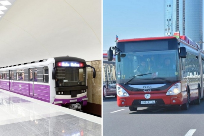 Avtobus və metroda sərnişindaşımanın qiyməti DƏYİŞDİ