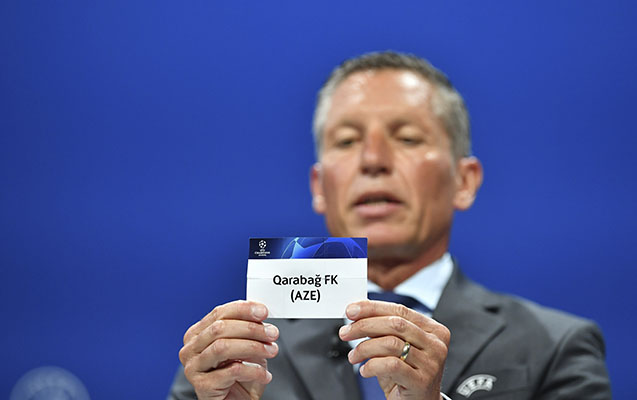 “Qarabağ”ın ÇL-dəki rəqibi müəyyənləşdi