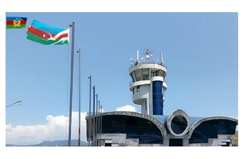 Xocalı aeroportunda Azərbaycan bayrağı dalğalandırıldı — VİDEO