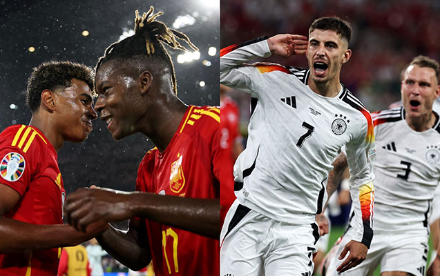 İspaniya Almaniyaya, Portuqaliya Fransaya qarşı – 1/4 final başlayır