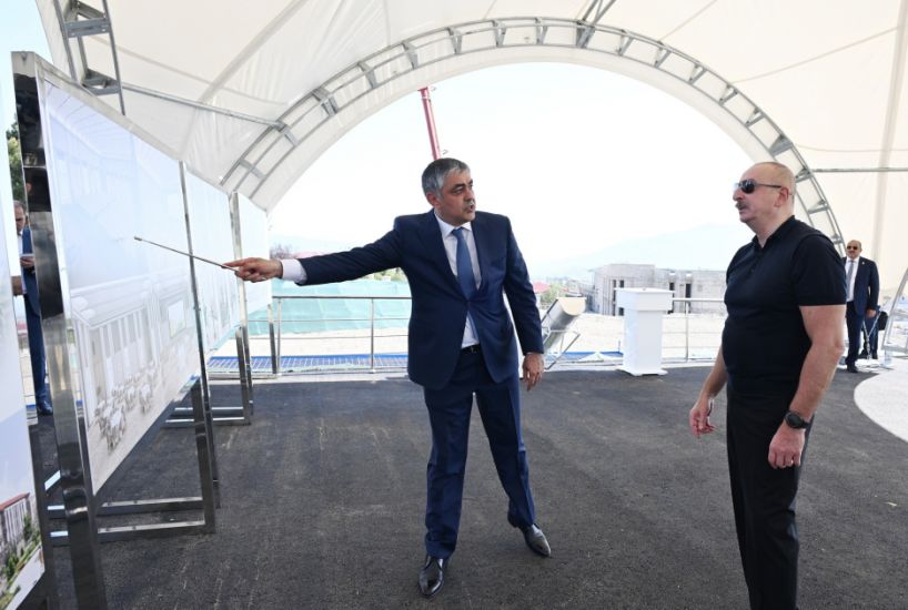 Xankəndi Konqres Mərkəzinin təməli qoyuldu