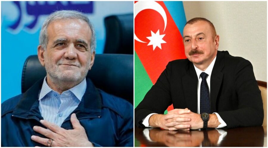 Prezident İlham Əliyev Pezeşkianı Azərbaycana səfərə dəvət etdi