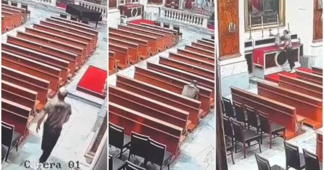 İstanbulda erməni kilsəsinin xaçı oğurlandı – VİDEO
