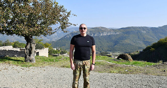 İlham Əliyev Şuşaya getdi