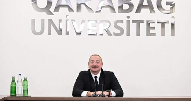 Prezident Qarabağ Universitetində çıxış etdi – Video