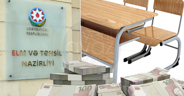 Nazirlik bir ədəd şagird partasının təmirinə 106 manat xərcləyəcək