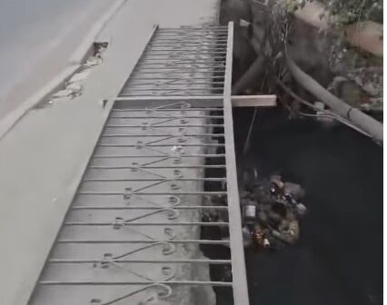 Sabunçu rayonunda təhlükəli vəziyyət.. Bu yol çökür – Video