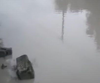 Maştağa qəsəbəsində yağış həyatı iflic etdi – Video