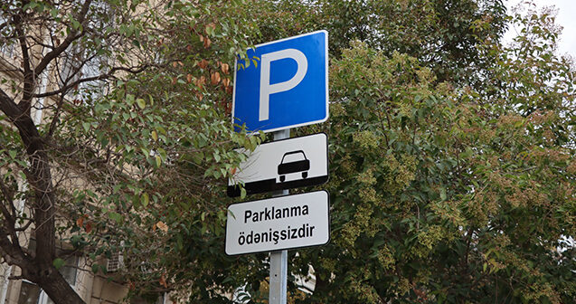 Bakıda ilk ödənişsiz parkinqlər yaradıldı – Fotolar