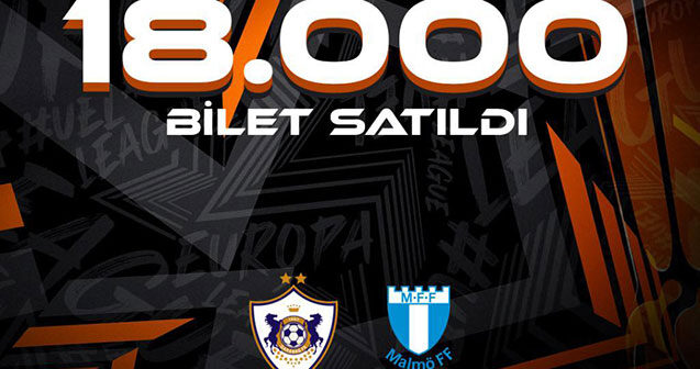 “Qarabağ” – “Malmö” matçına 18 min bilet satılıb