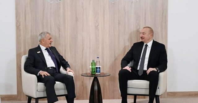 Azərbaycan lideri İraq Prezidenti ilə görüşüb