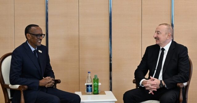 İlham Əliyev Ruanda Prezidenti ilə görüşüb
