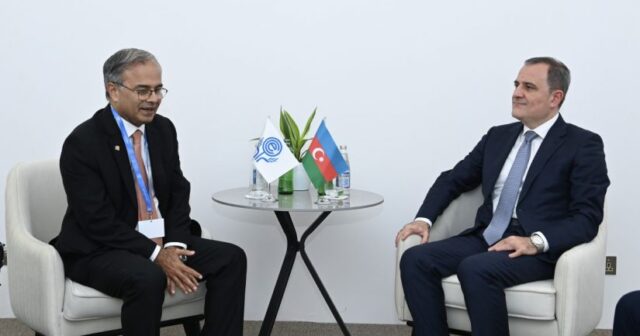 Ceyhun Bayramov COP29 çərçivəsində bir sıra dövlət və təşkilat rəsmiləri ilə görüşdü