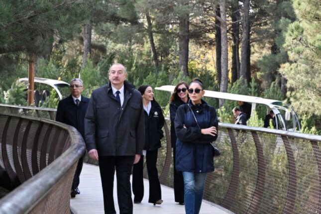 Prezident İlham Əliyev Mərkəzi Nəbatat Bağının açılışında iştirak edib-FOTO