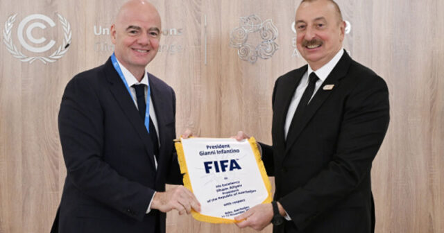 İlham Əliyev FIFA-nın prezidenti ilə görüşdü (FOTO)