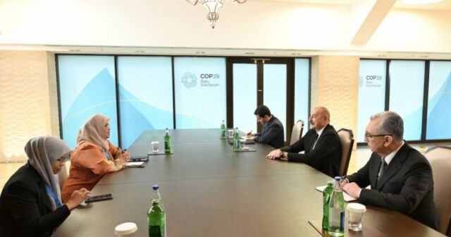 Prezident İlham Əliyev Kuala Lumpur şəhərinin meri ilə görüşdü