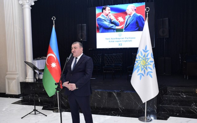 YAP Xətai rayon təşkilatının təsis edilməsinin 32-ci ildönümü qeyd olunub – FOTOLAR