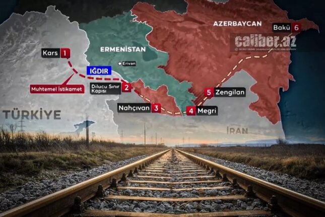 Türkiyə ilə Azərbaycan relslər birləşdirir: Zəngəzur dəhlizinin həyata keçirilməsi sürətlənir