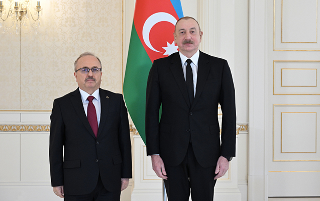 Prezident Türkiyənin yeni səfirini qəbul etdi – Fotolar