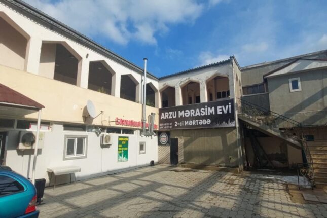 Sumqayıtda “Arzu” mərasim evinin fəaliyyəti dayandırıldı – VİDEO