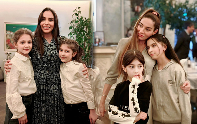 Leyla və Arzu Əliyevalar iftar məclisində – Fotolar