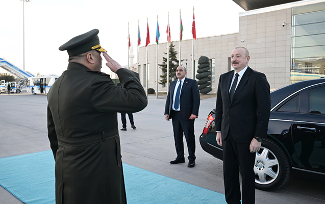 İlham Əliyevin Türkiyəyə səfəri başa çatdı – Fotolar