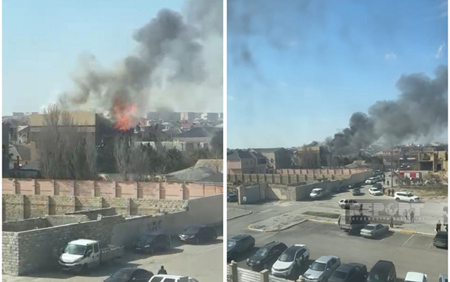 Sumqayıtda Reabilitasiya Mərkəzi yanır – Video+Yenilənib