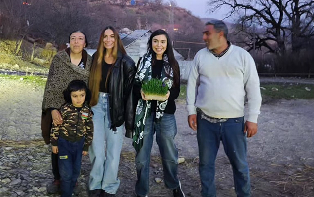 Leyla və Arzu Əliyevalar İsmayıllıda – Fotolar
