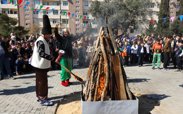 Xətai rayonunda Novruz şənliyi keçirildi – FOTOLAR