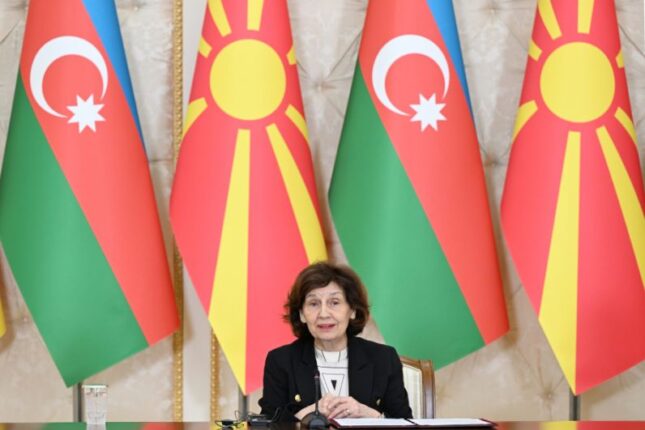Şimali Makedoniya Prezidenti: Azərbaycan beynəlxalq münasibətlərdə çox fəaldır