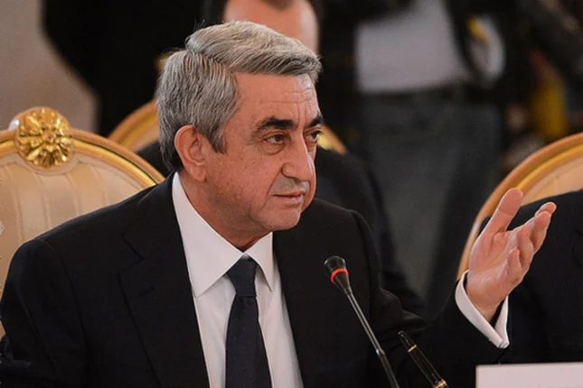 Sərkisyan: Qarabağ münaqişəsi bitməyib