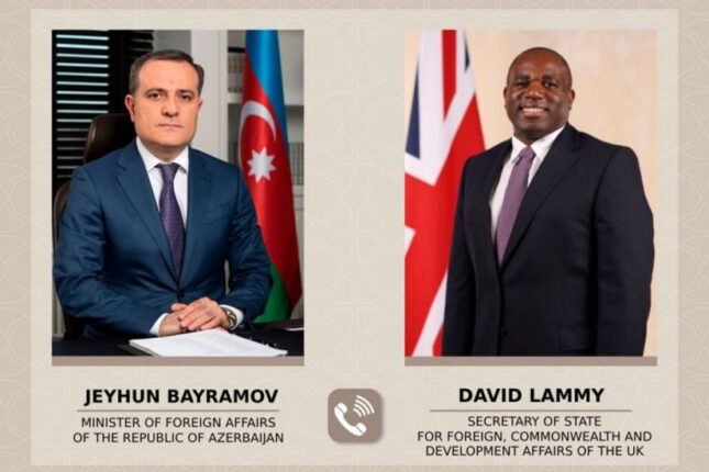 Ceyhun Bayramovla Devid Lemmi arasında telefon danışığı olub
