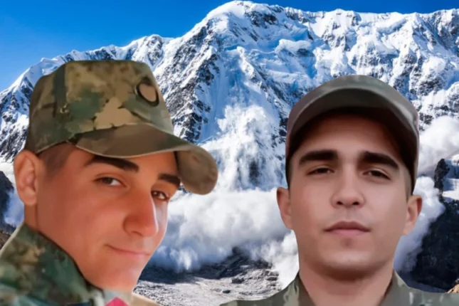 Gədəbəydə qar uçqununda həlak olmuş əsgərlə vida mərasimi keçirilib – FOTO