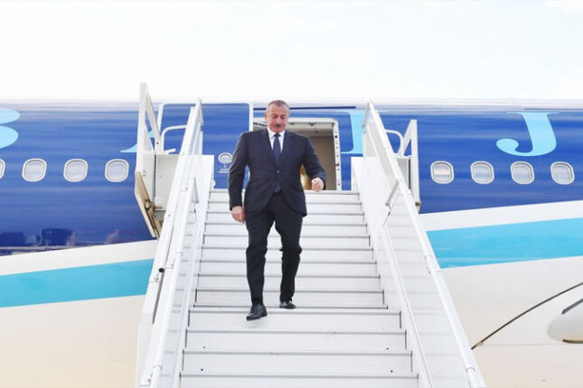 İlham Əliyev Ankaraya səfərə yollandı