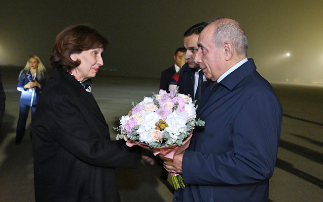 Azərbaycana rəsmi səfərə gəldi – Foto