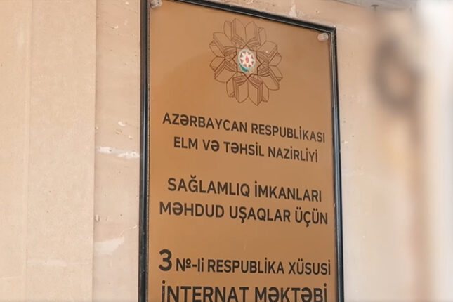 3 saylı respublika xüsusi internat məktəbində yanğın