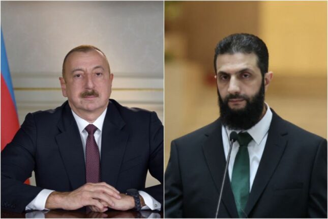 Əhməd əl-Şaraa Prezident İlham Əliyevi təbrik etdi