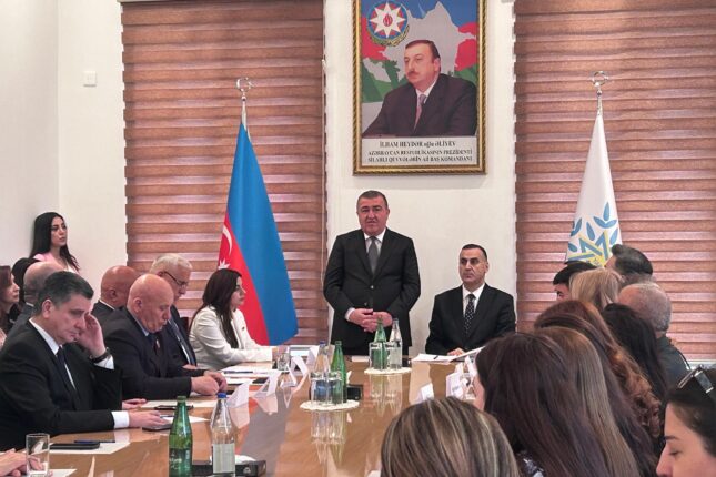 YAP Xətai rayon təşkilatı Zərifə Əliyevaya həsr edilmiş tədbirdə iştirak etdi – FOTOLAR