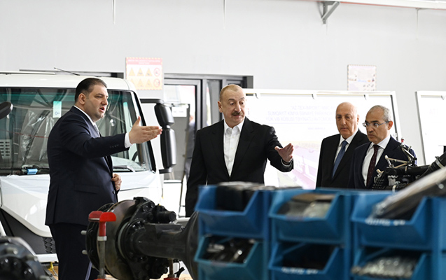 İlham Əliyev Sumqayıtda bir sıra açılışlar etdi – FOTO