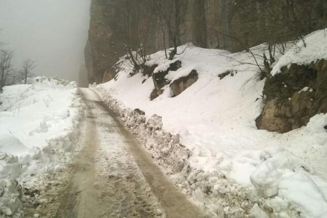 Quba-Xınalıq yolu bağlandı