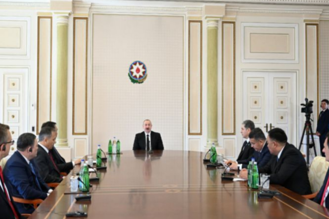 Prezident İlham Əliyev TDT-nin daxili işlər nazirlərini qəbul etdi – FOTO
