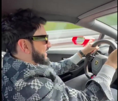 Yusif Eyvazov “Lamborgini”ni 300-lə sürdü – VİDEO